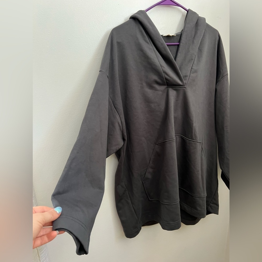 Nap Baggy Tunic Hoodie Medium Charcoal Grey — image 6 of 7